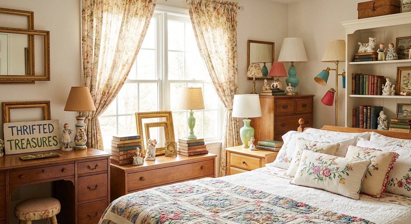 15 Must-Have Thrift Store Finds for Your Maximalist Grandmillennial Bedroom
