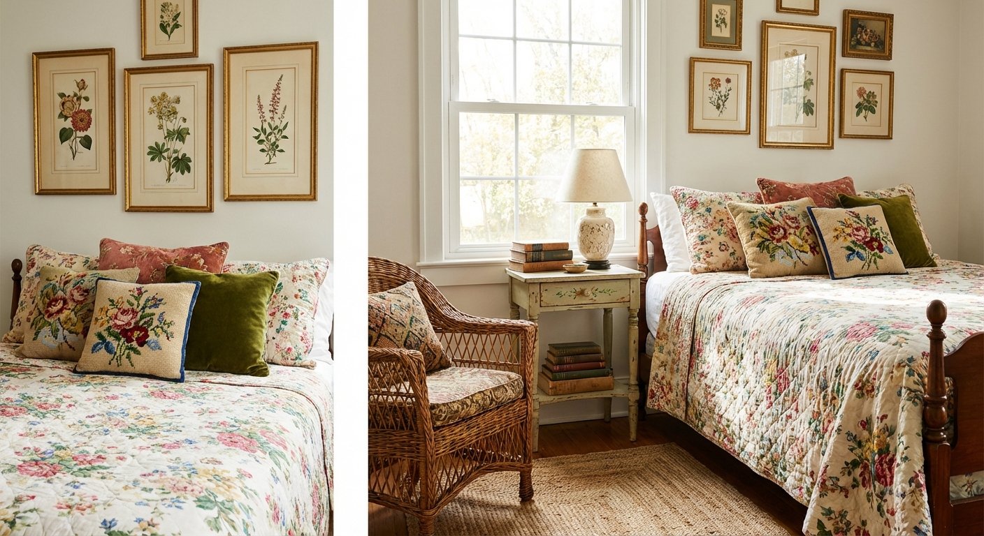 Step-by-Step: Creating Your $100 Maximalist Grandmillennial Bedroom