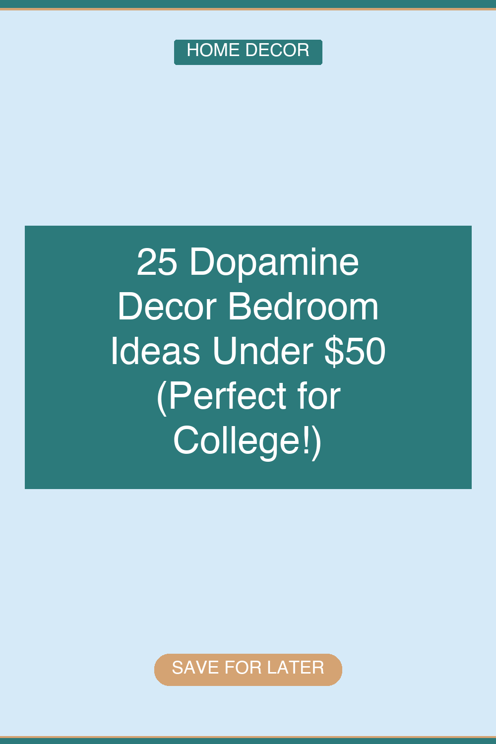 25 Dopamine Decor Bedroom Ideas Under $50 (Perfect for College!) | decorideadaily.com