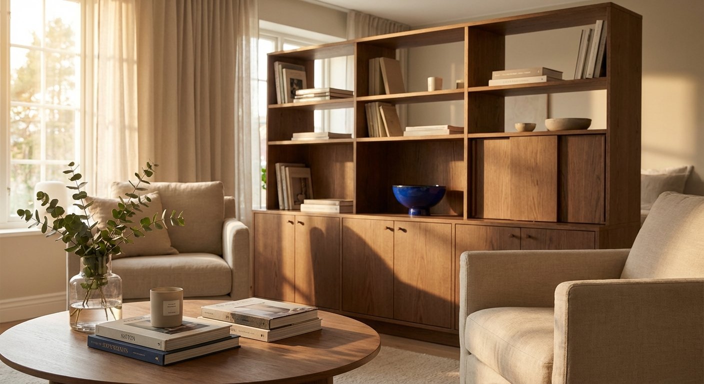 10. Bookshelf Room Dividers With Secret Storage