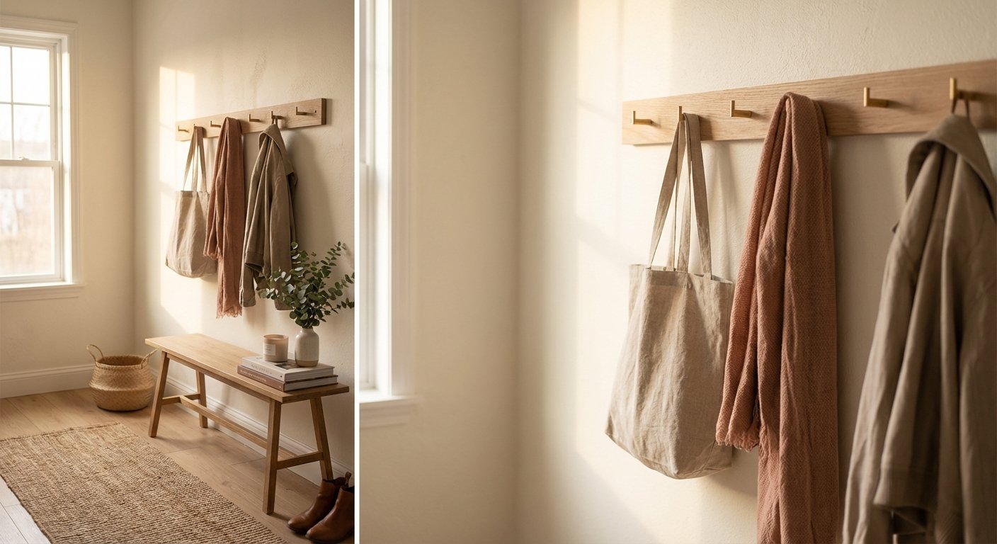 11. Install a Narrow Coat Rack