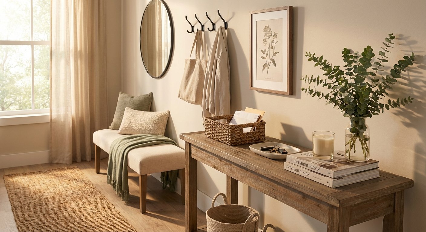 How to Organize Small Entryway Without Closet: Your Action Plan