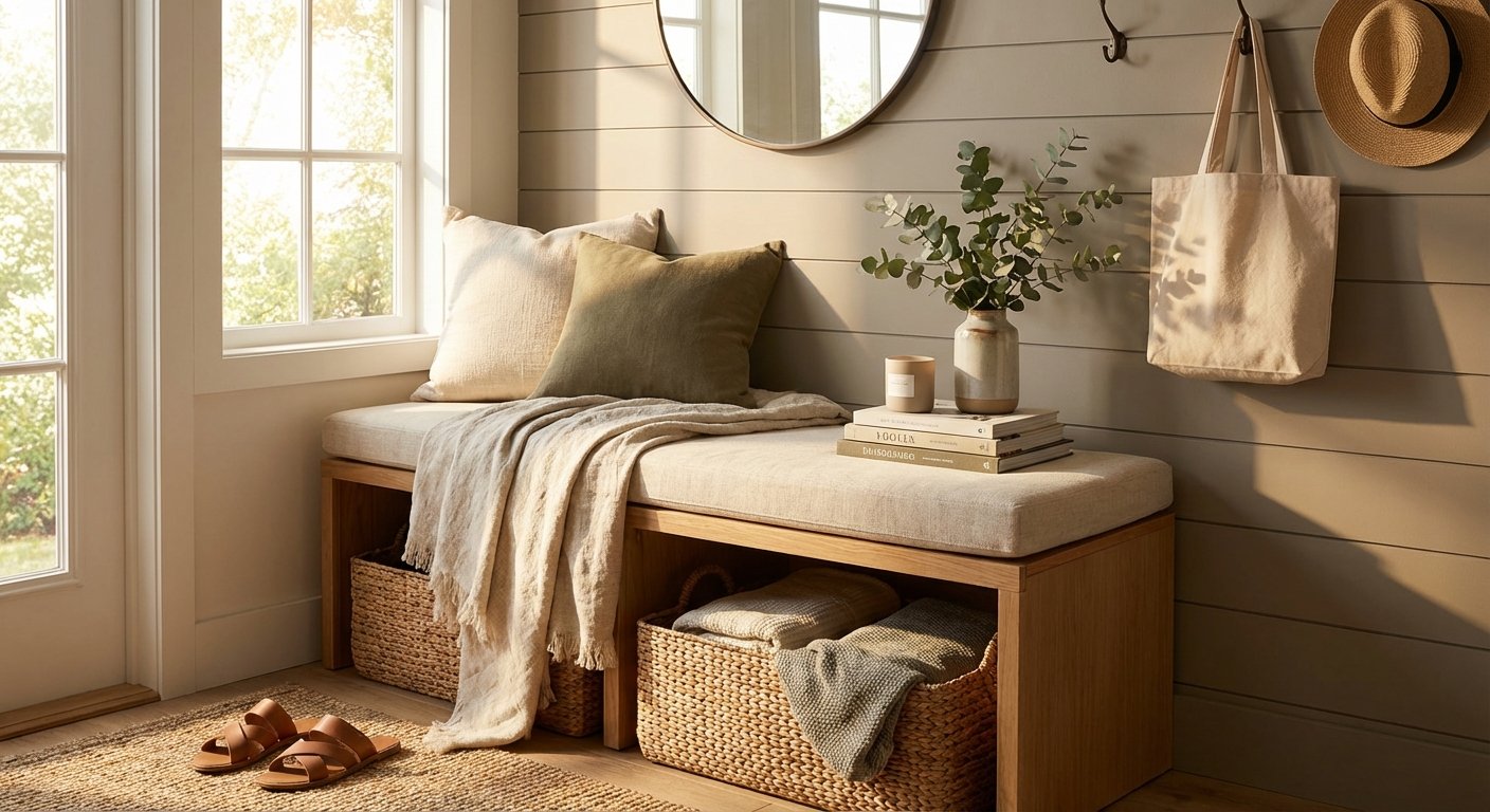 8. Build a Bench with Hidden Storage