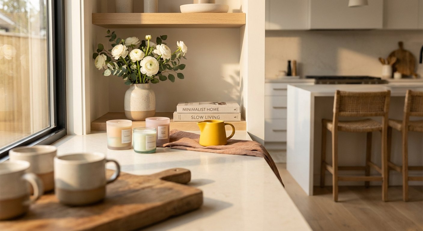 Create Modern Bright Kitchen Decor with Clean Lines