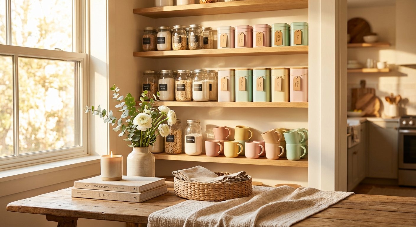 Design Colorful Kitchen Pantry Organization That Actually Works
