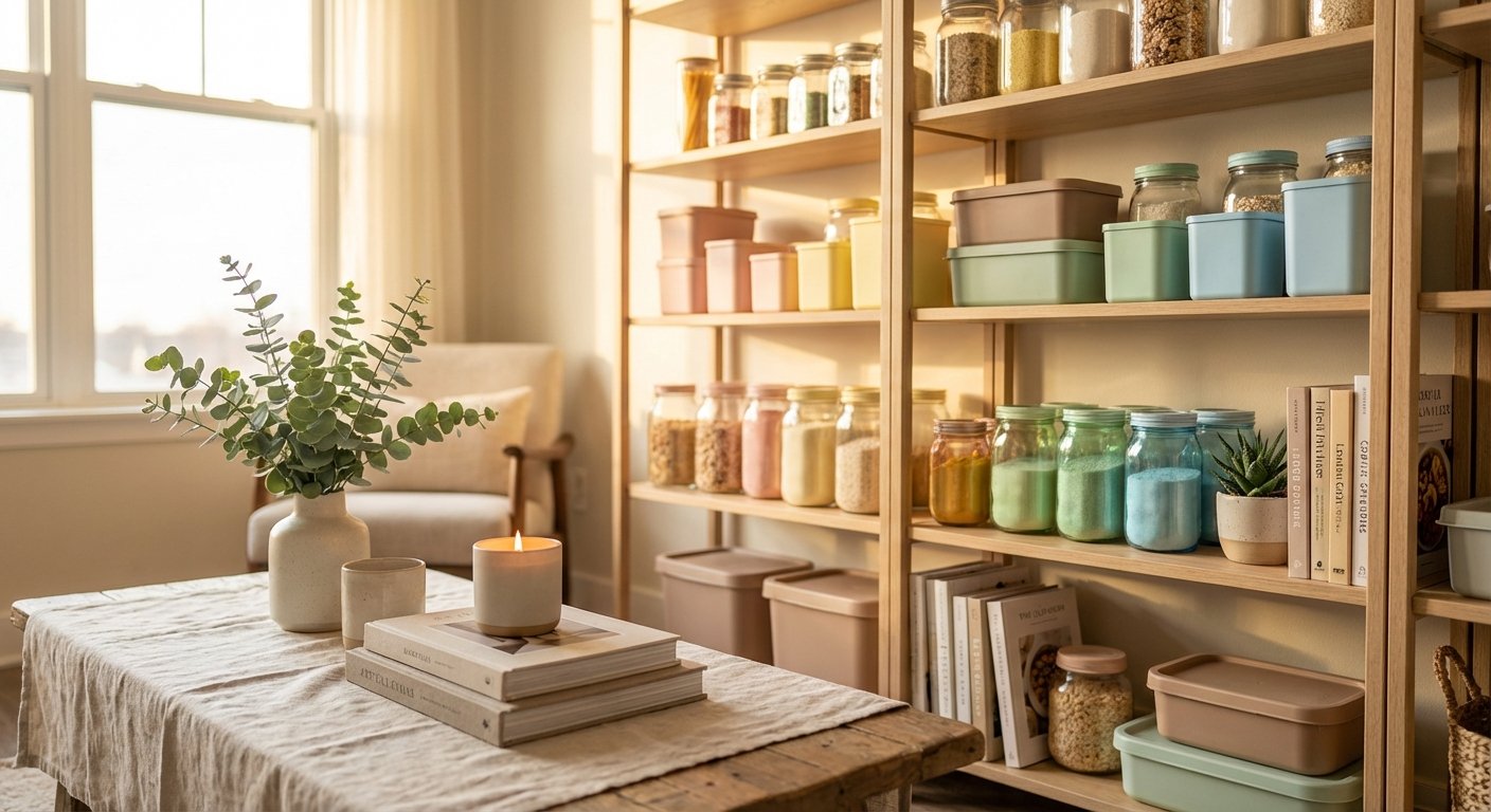 Install Rainbow Kitchen Organization for Apartment Living