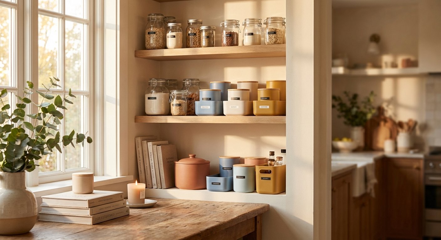 Organize Your Kitchen with Colorful Container Systems