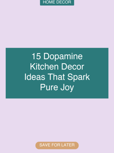 15 Dopamine Kitchen Decor Ideas That Spark Pure Joy