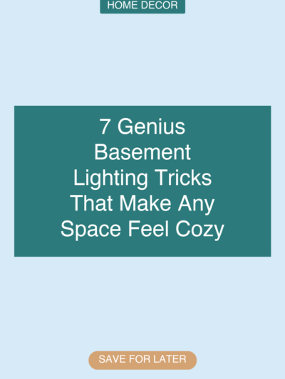 7 Genius Basement Lighting Tricks That Make Any Space Feel Cozy