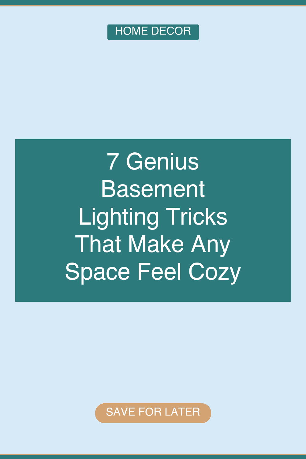 7 Genius Basement Lighting Tricks That Make Any Space Feel Cozy | decorideadaily.com