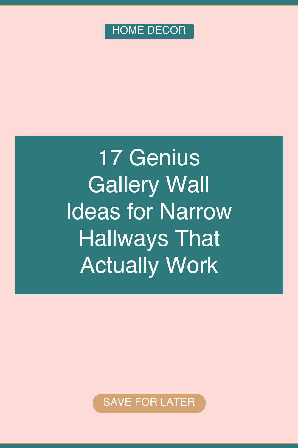 17 Genius Gallery Wall Ideas for Narrow Hallways That Actually Work | decorideadaily.com